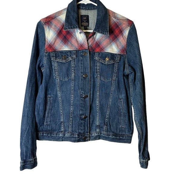 Gap‎ + Pendleton 1969 Icon Denim Jacket Dark Indigo #322751 Medium - Picture 1 of 11